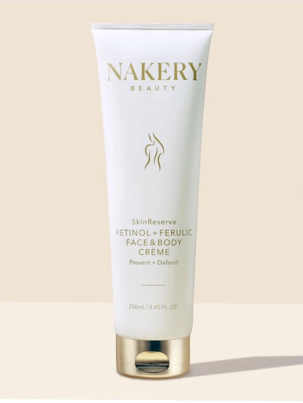 Nakery Beauty Retinol + Ferulic Face & Body Crème 250 ml | 8.4 FL. OZ